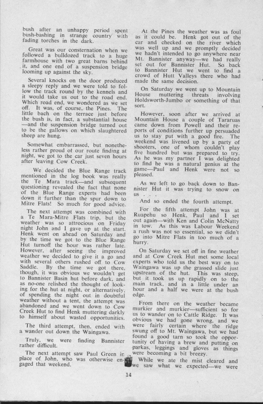 Scanned journal page 2 of 3: Bannister