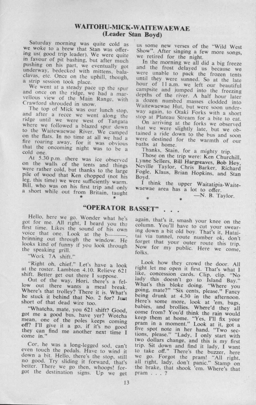 Scanned journal page 1 of 1: Waitohu - Mick - Waitewaewae