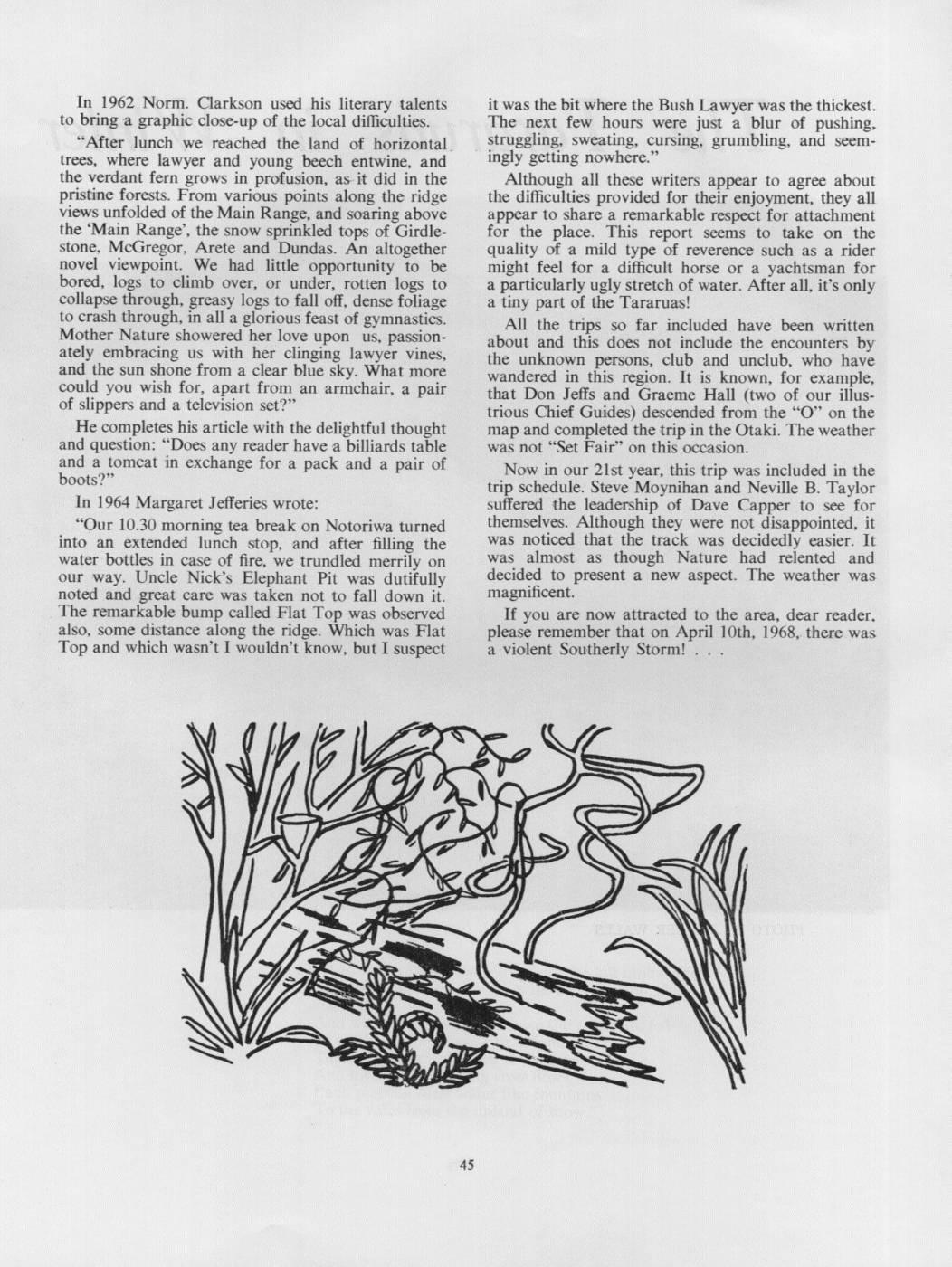 Scanned journal page 3 of 3: Oriwa Ridge: The First Modern Traverse
