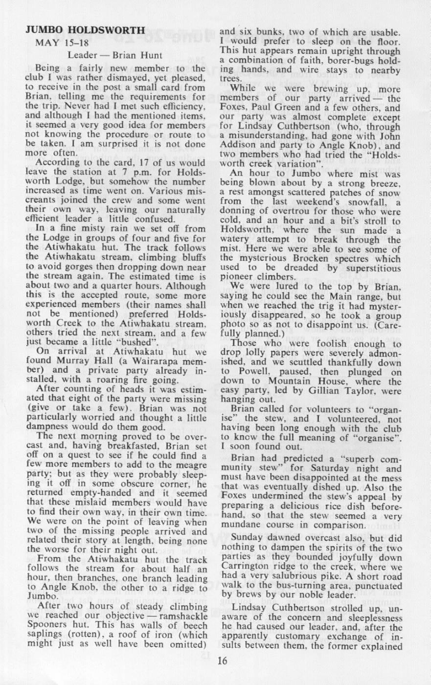 Scanned journal page 1 of 2: Jumbo - Holdsworth, May 15-18