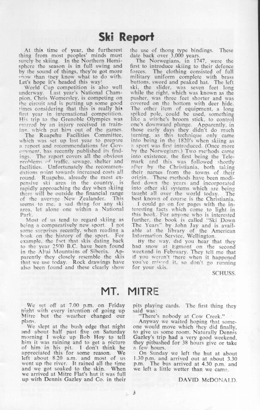 Scanned journal page 1 of 2: Mt Mitre