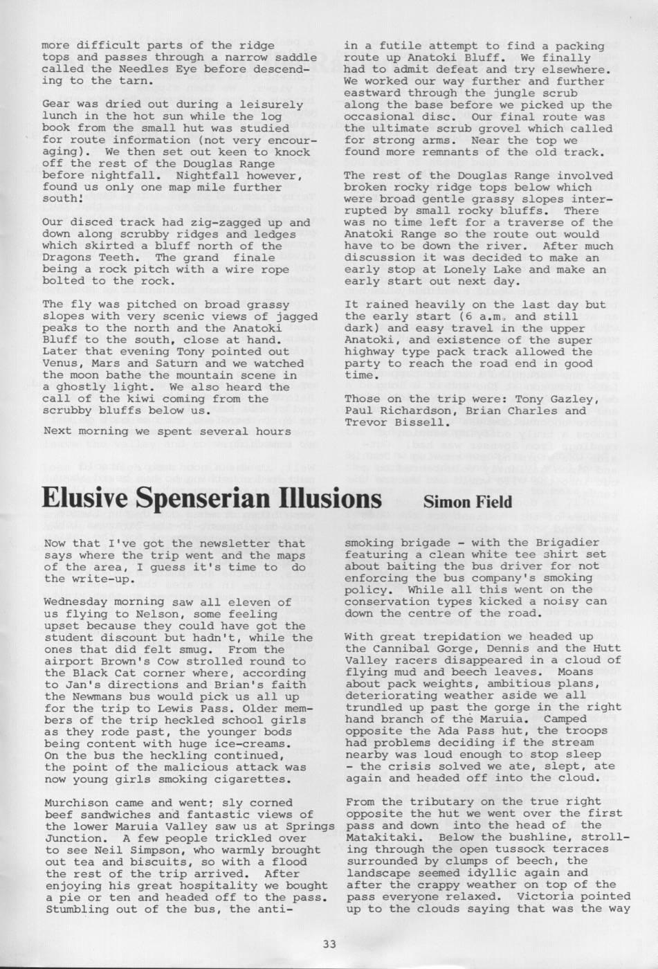 Scanned journal page 1 of 3: Elusive Spenserian Illusions