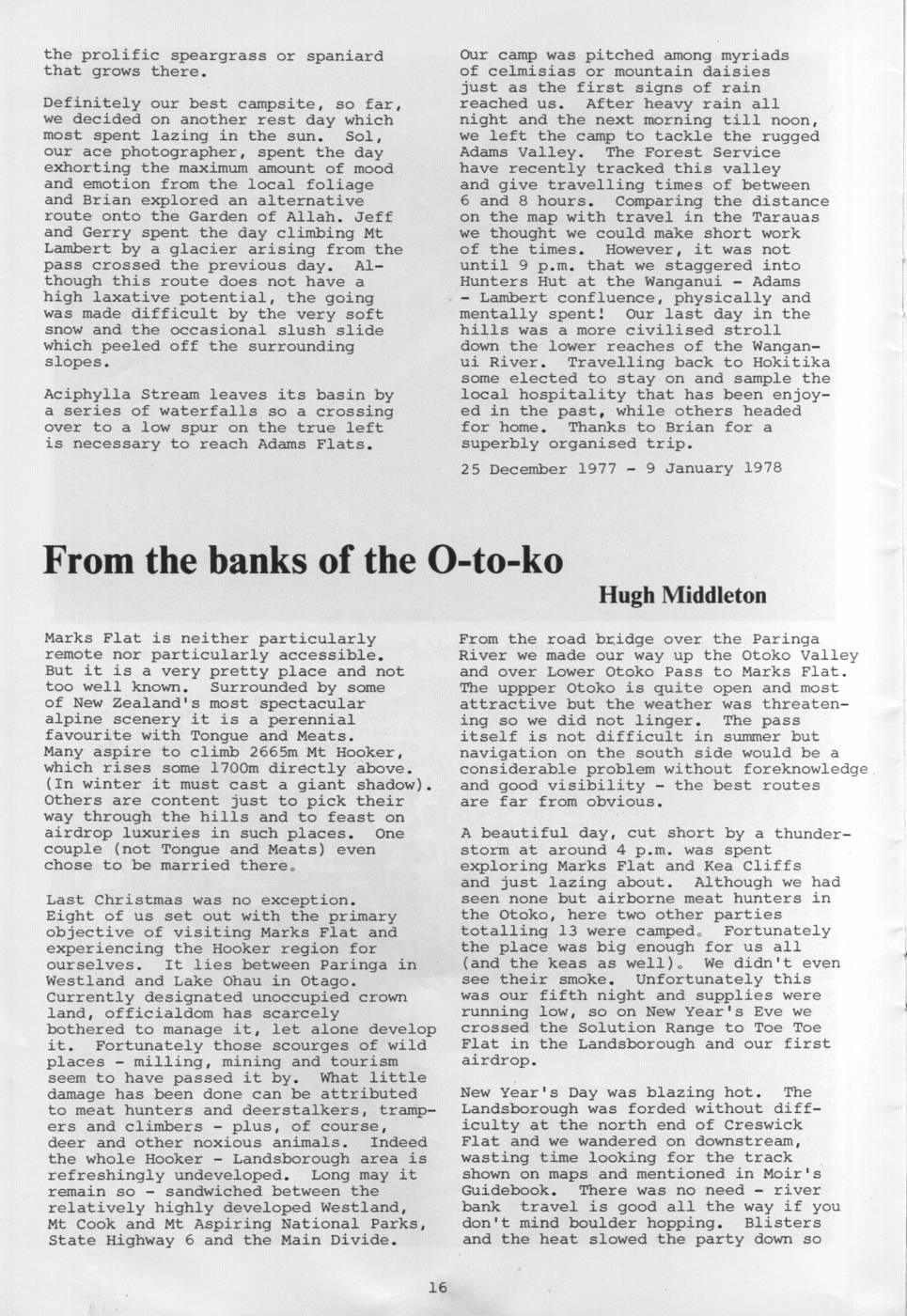 Scanned journal page 4 of 4: Waitaha - Wanganui