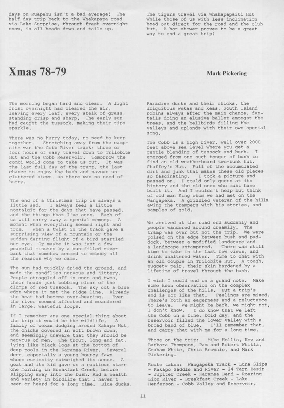 Scanned journal page 2 of 2: A 'Hunty'ing We Did Go