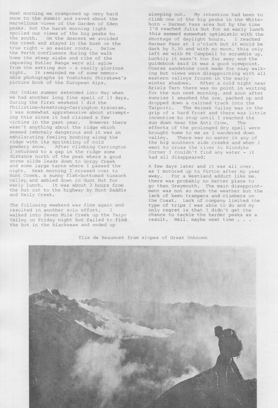 Scanned journal page 4 of 5: A Year in the West