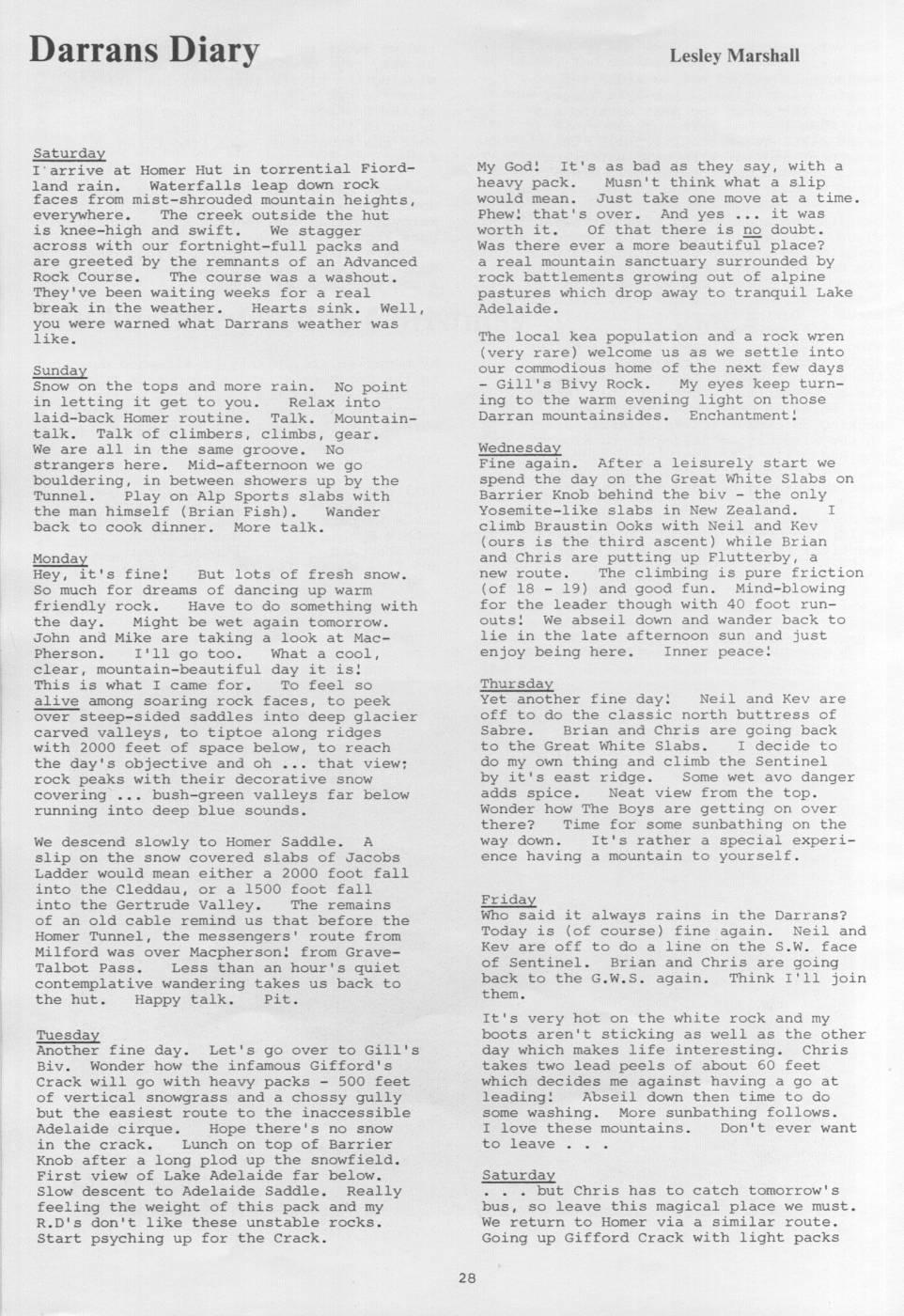 Scanned journal page 3 of 3: Yet Another Olivine Christmas