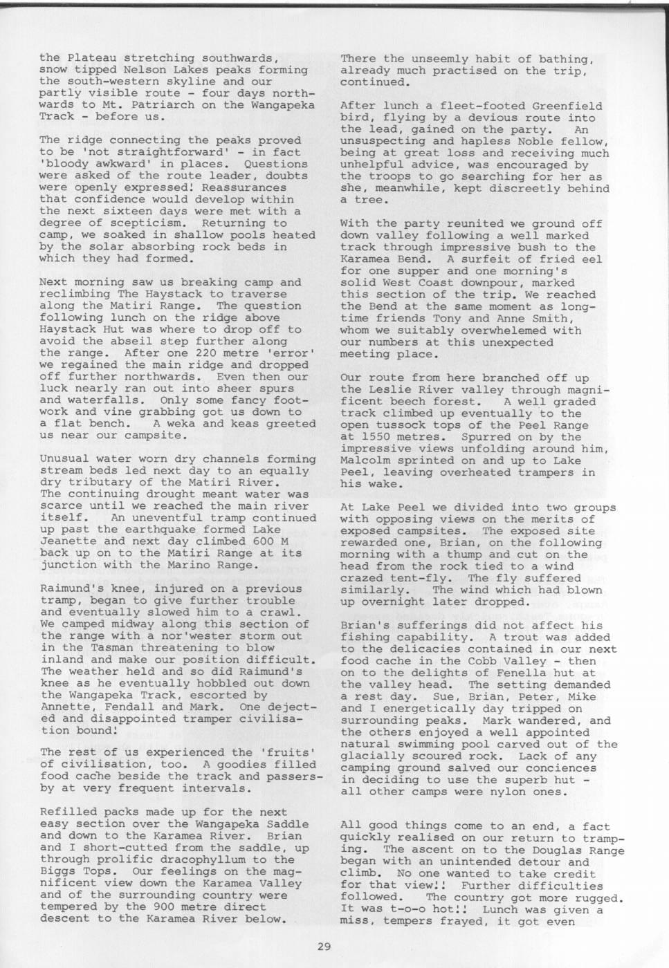 Scanned journal page 3 of 5: Twelve on the trot