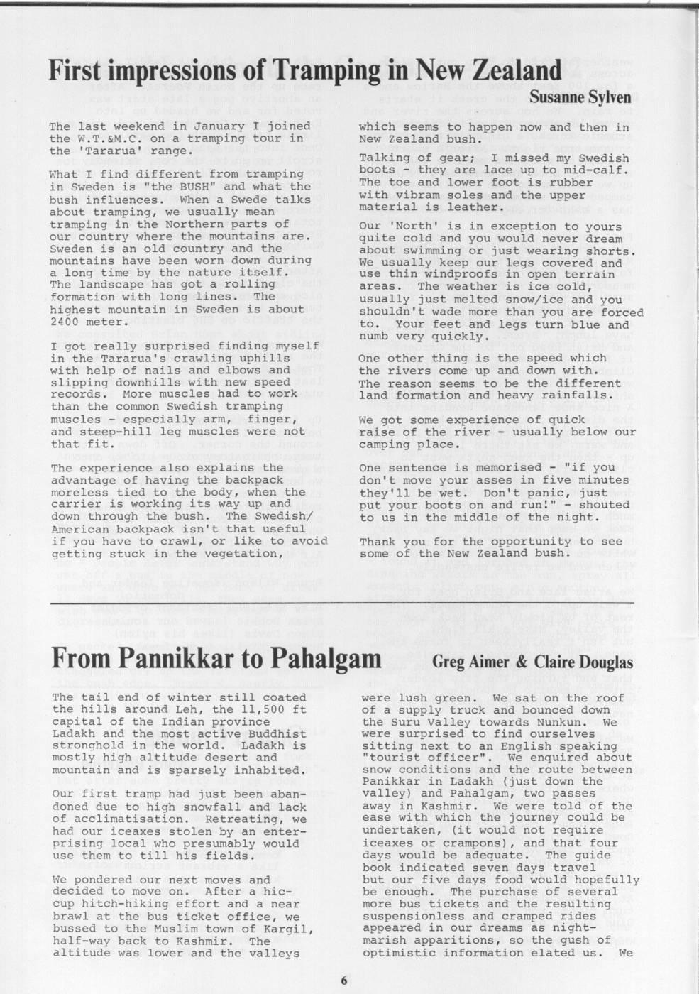 Scanned journal page 1 of 5: From Pannikkar to Pahalgam