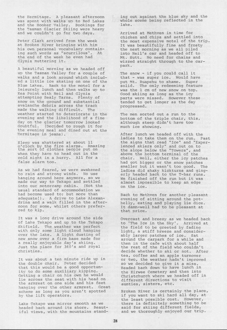Scanned journal page 2 of 3: Motelling with Fred