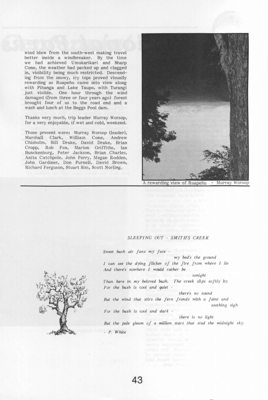 Scanned journal page 2 of 3: Assault Course Kaimanawas