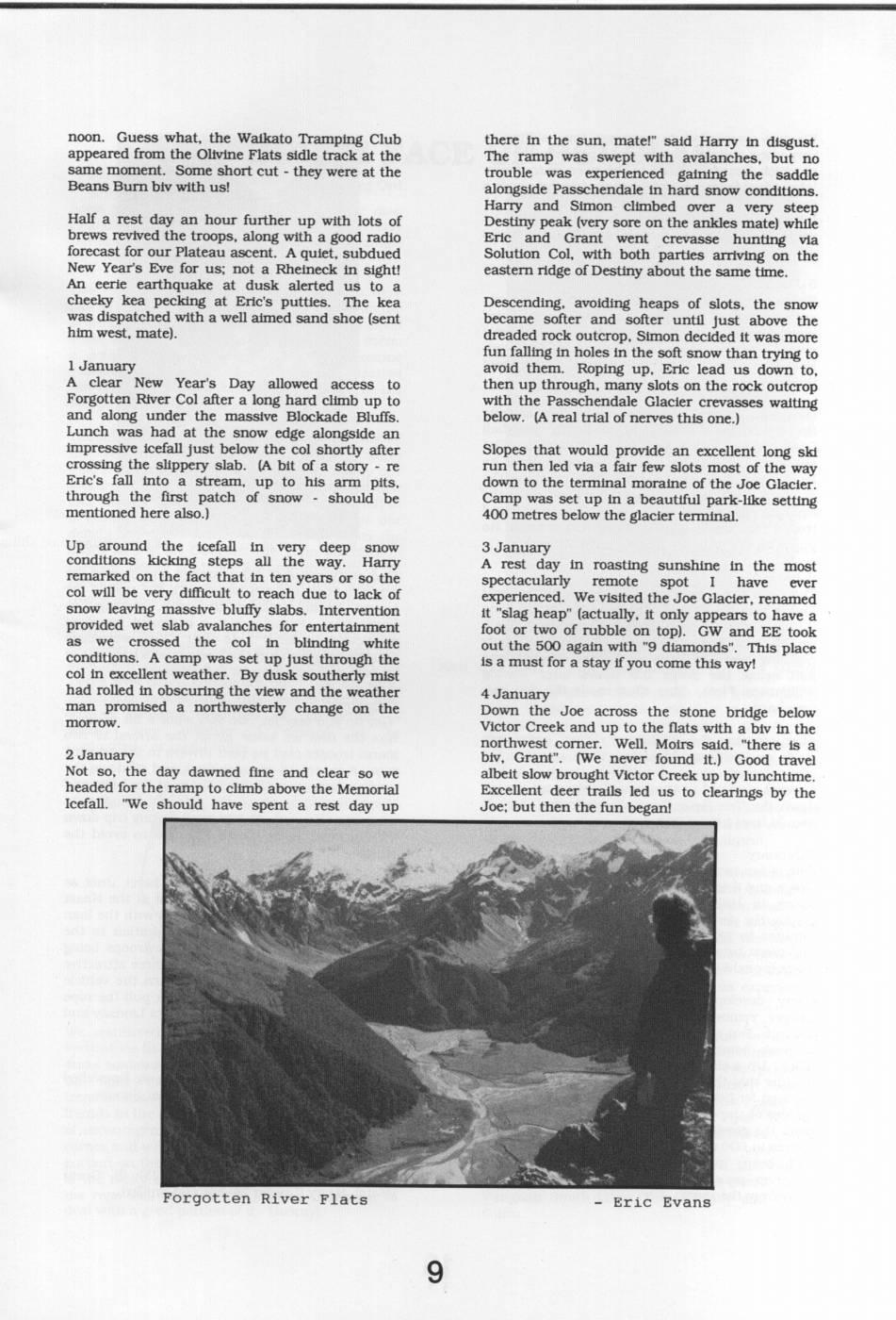 Scanned journal page 2 of 4: A Cloud Nine Experience