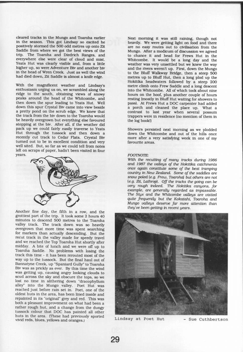 Scanned journal page 2 of 3: Hokitika Hop II