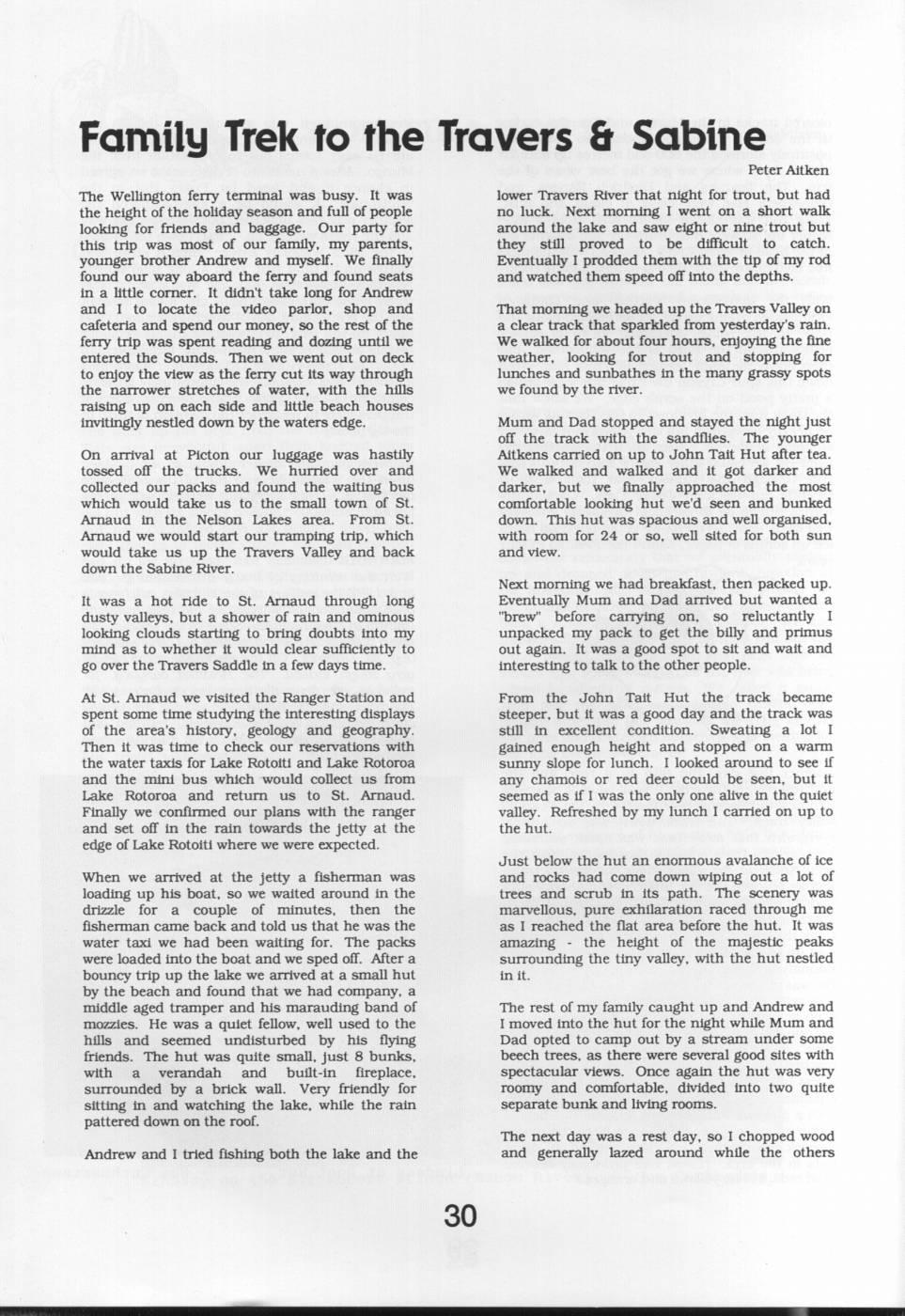 Scanned journal page 3 of 3: Hokitika Hop II