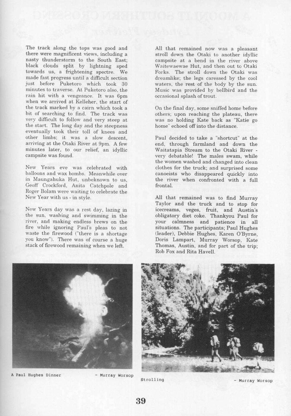 Scanned journal page 3 of 4: Just Part the Leatherwood, Dear