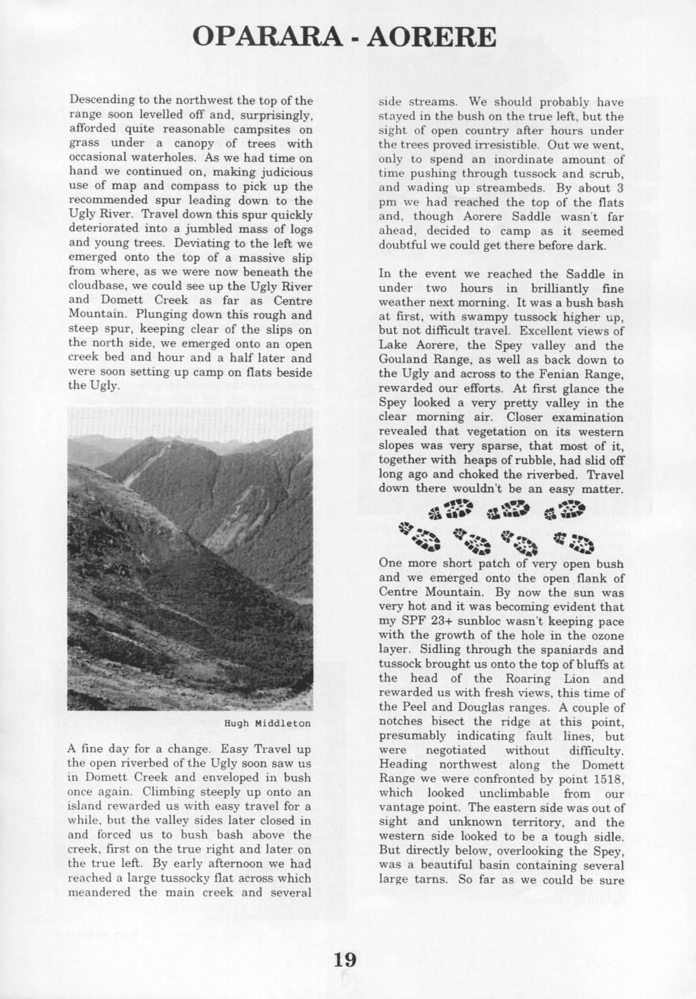 Scanned journal page 2 of 7: Not the Heaphy Track