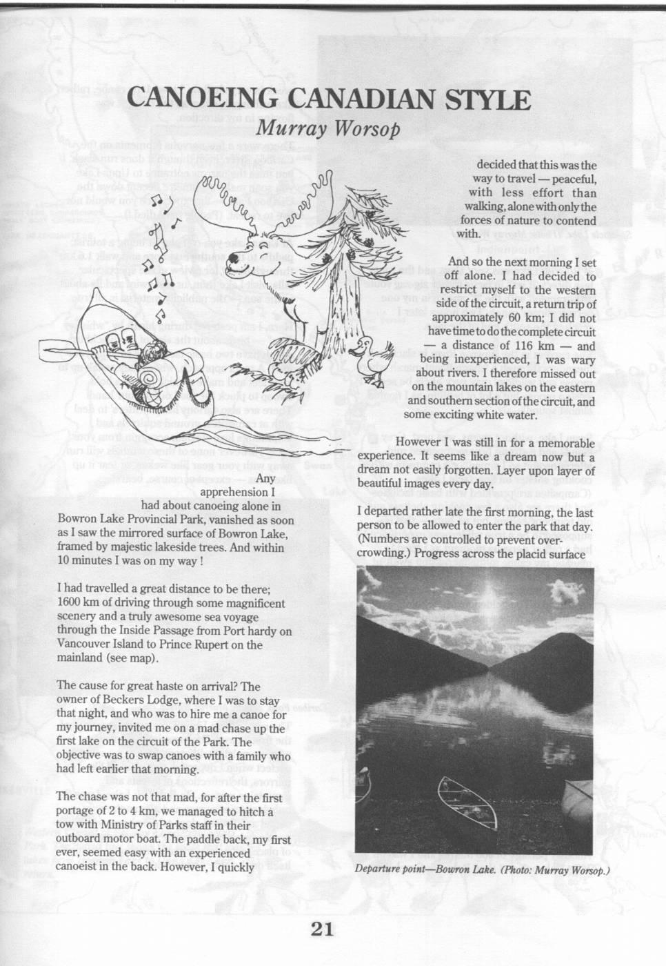 Scanned journal page 2 of 2: Snow Caving (or Was it Snow Mounding) in the Tararua Range