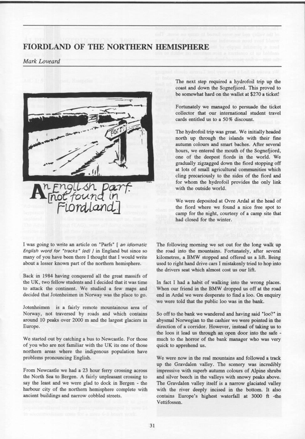 Scanned journal page 3 of 3: Snow Lake, Pakistan