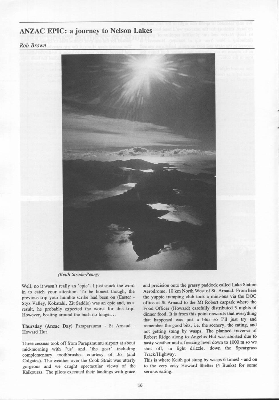 Scanned journal page 3 of 3: Three Dusky Maidens Go South