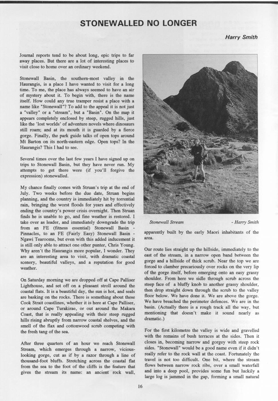 Scanned journal page 3 of 3: "Passing Through" to St Arnaud