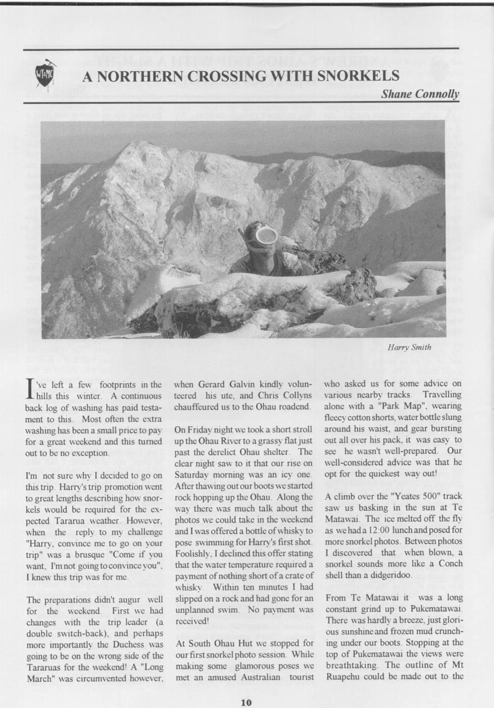 Scanned journal page 2 of 2: Andrew's Adios Trip with a Slight Western Flavour