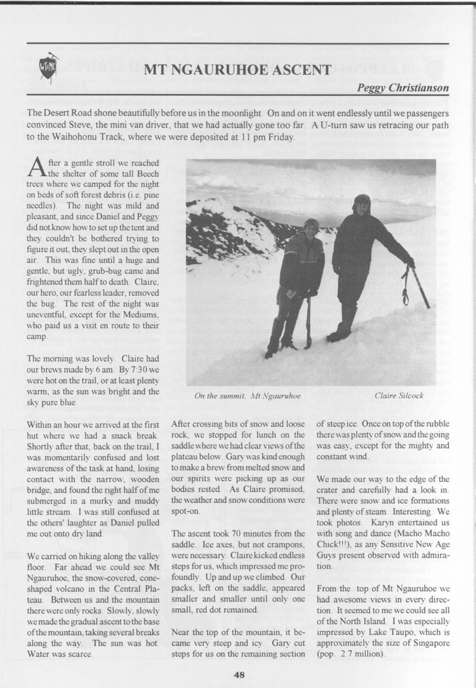 Scanned journal page 2 of 2: Sleeping Out Under the Stars and Stripes