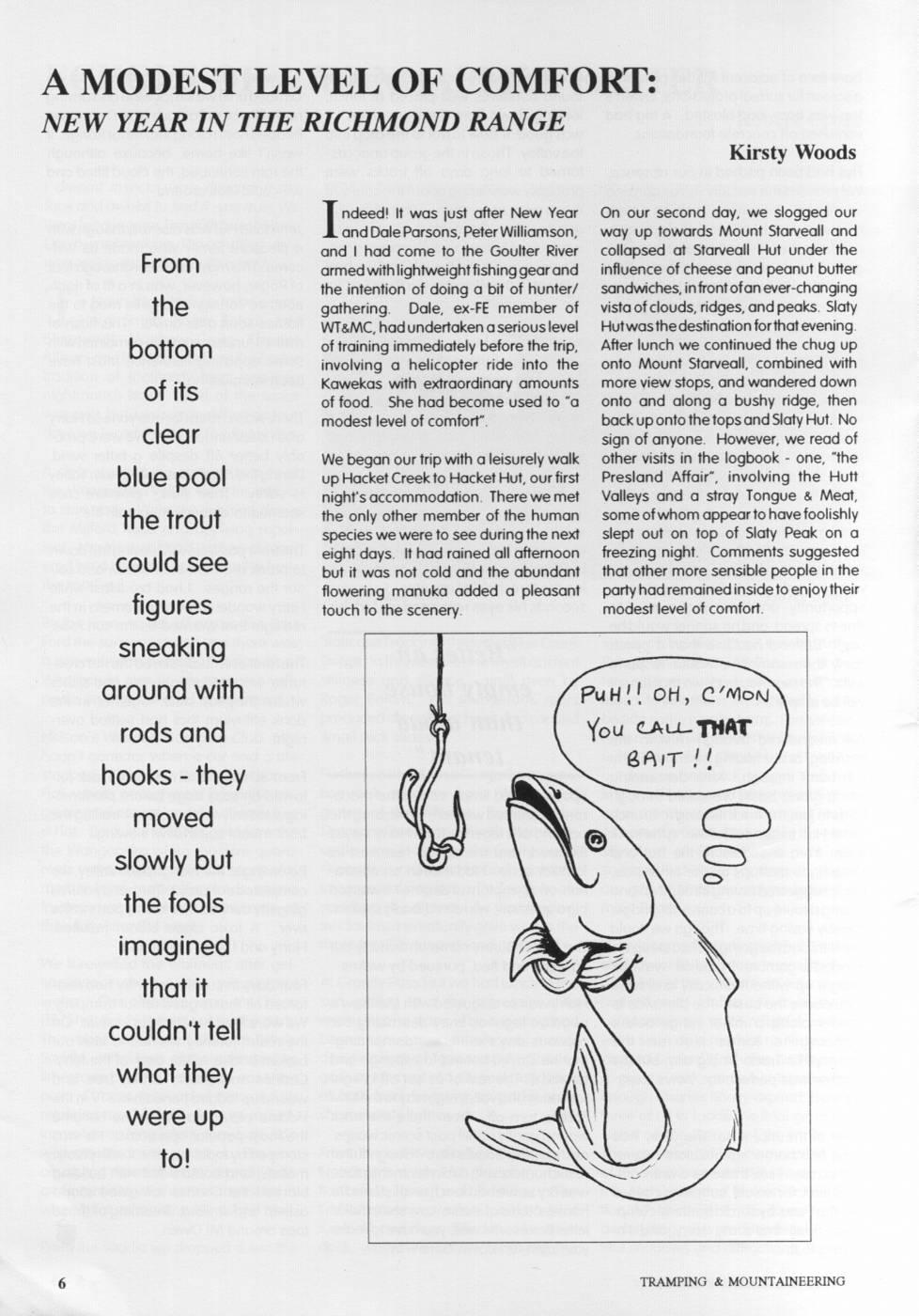 Scanned journal page 3 of 3: Echoes of a Wangapeka Easter