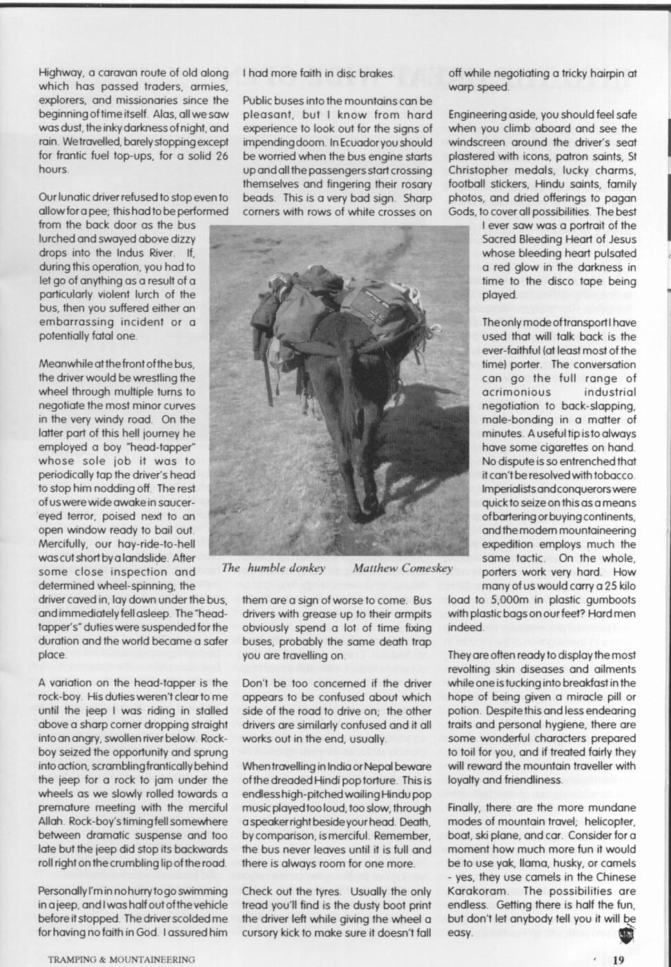 Scanned journal page 2 of 3: Getting There Will Be Half the Fun