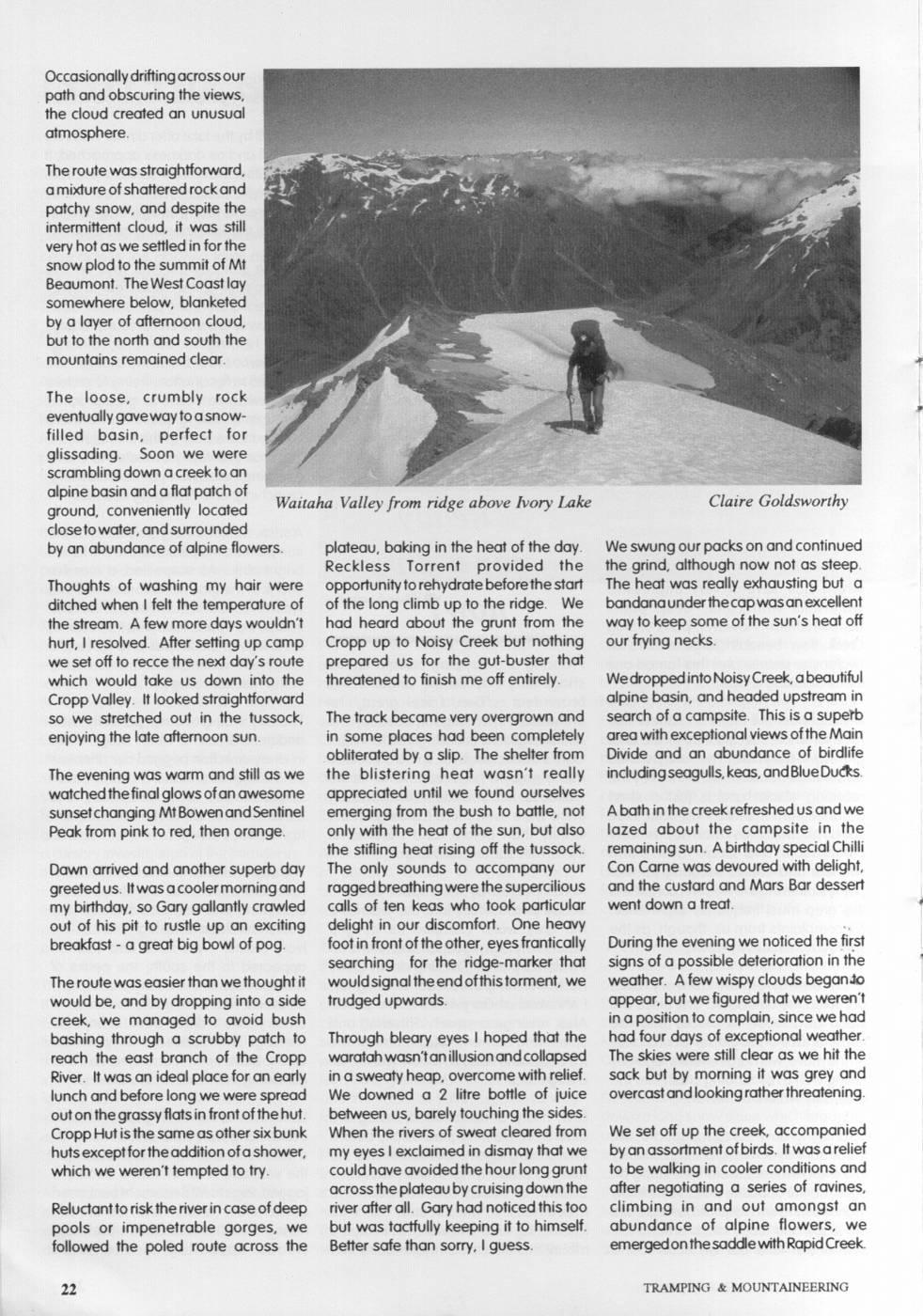 Scanned journal page 2 of 5: Into the Great Wide Open