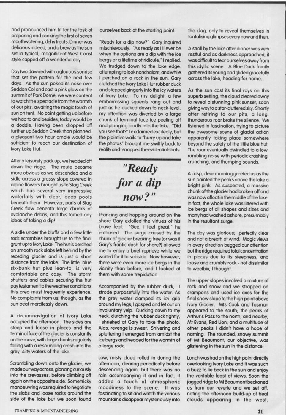 Scanned journal page 3 of 5: Into the Great Wide Open