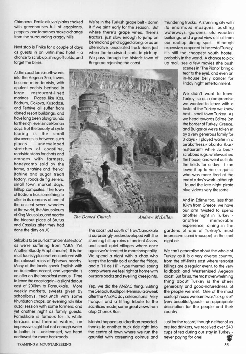 Scanned journal page 2 of 3: Tea Totalling in Turkey