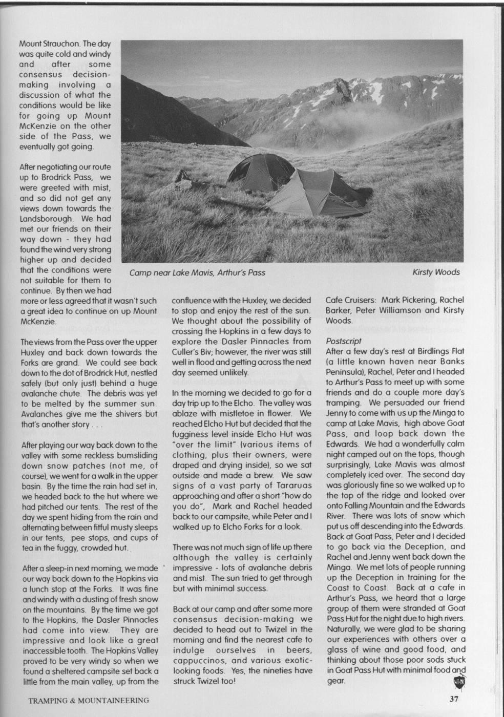 Scanned journal page 2 of 3: A Nineties Child Hits the Hopkins