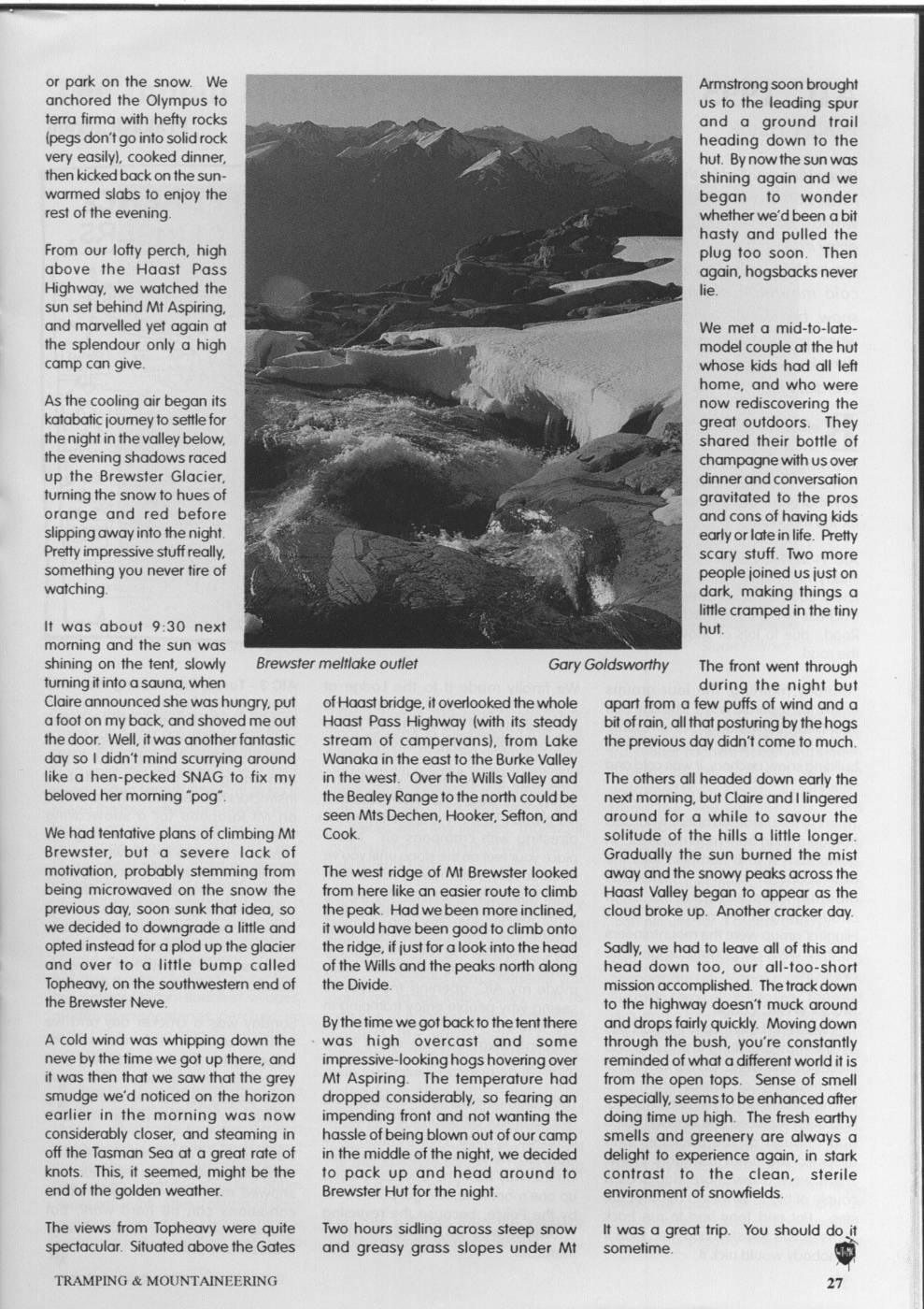 Scanned journal page 3 of 4: Salubing on the Brewster
