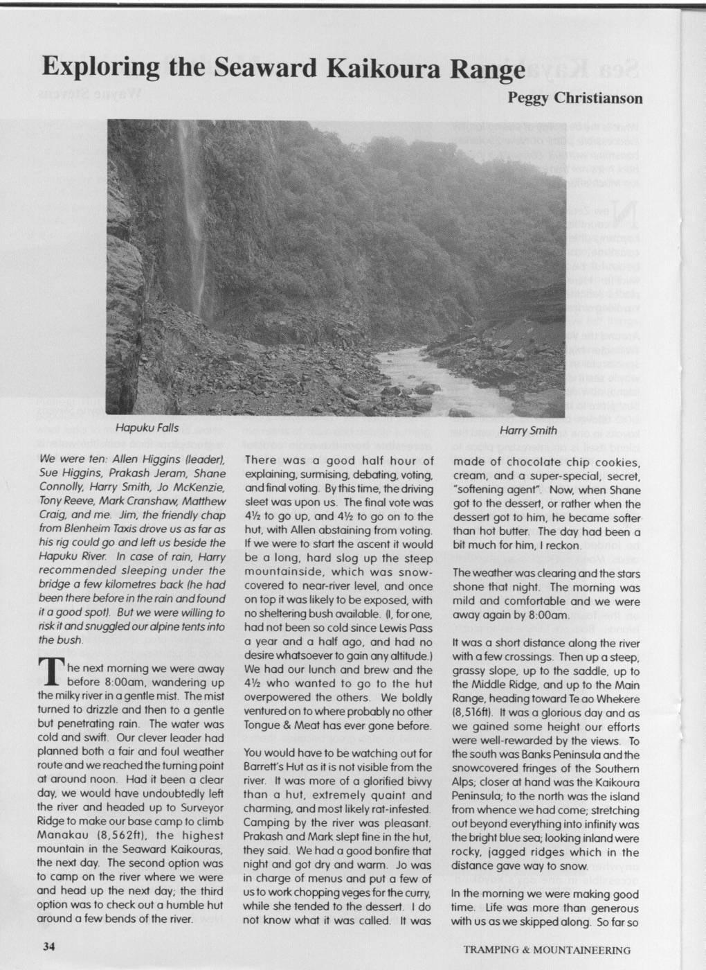 Scanned journal page 2 of 2: Sea Kayaking