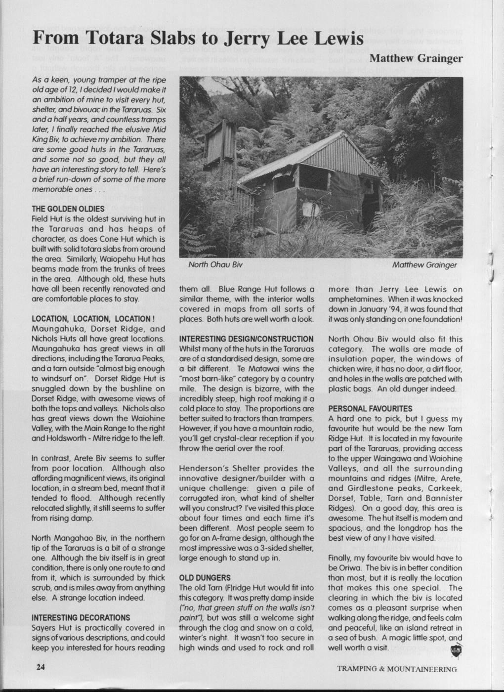 Scanned journal page 3 of 3: The Clarence River Revisited