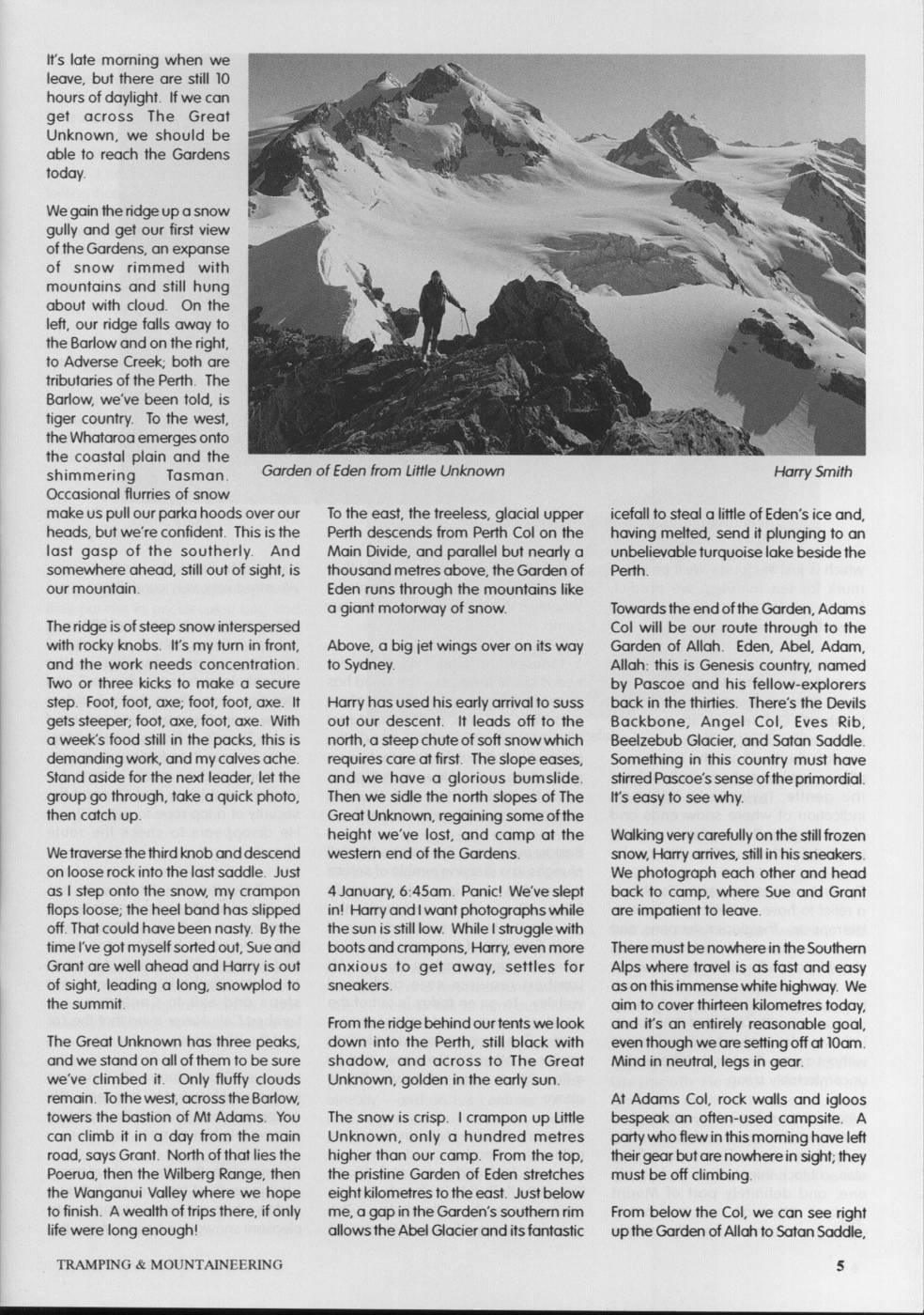 Scanned journal page 2 of 5: The Great Unknown