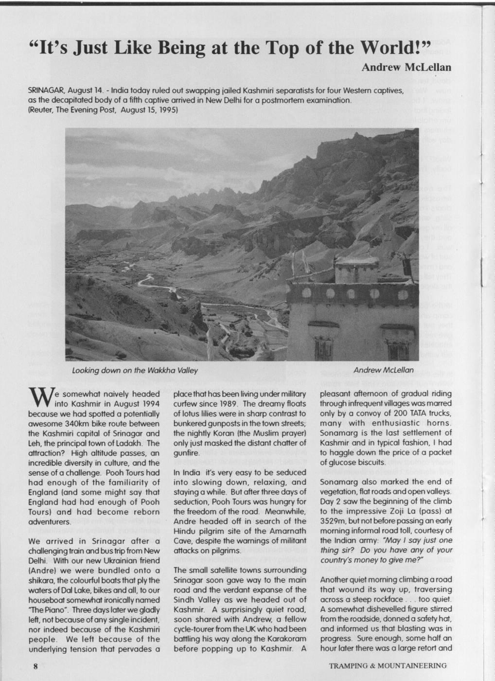 Scanned journal page 5 of 5: The Great Unknown