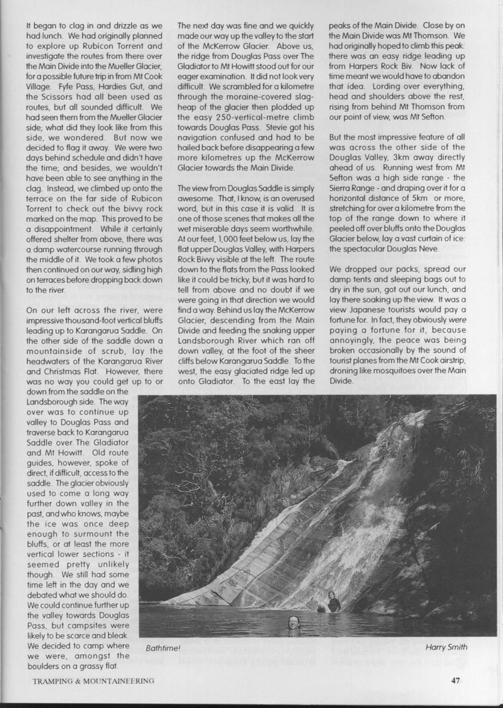 Scanned journal page 5 of 7: "Unfinished Business"