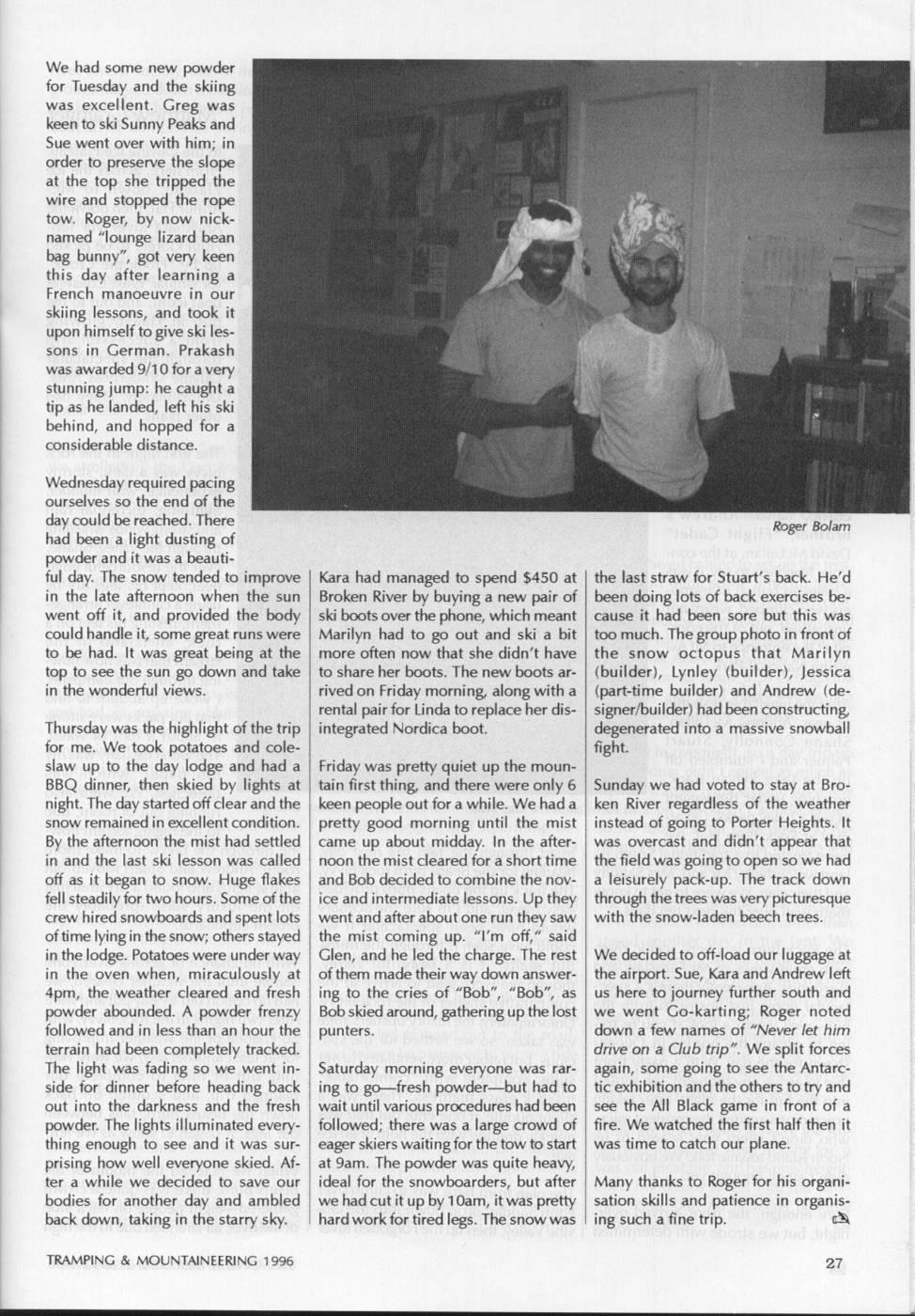 Scanned journal page 2 of 3: The "Blow-ins" Strike Back
