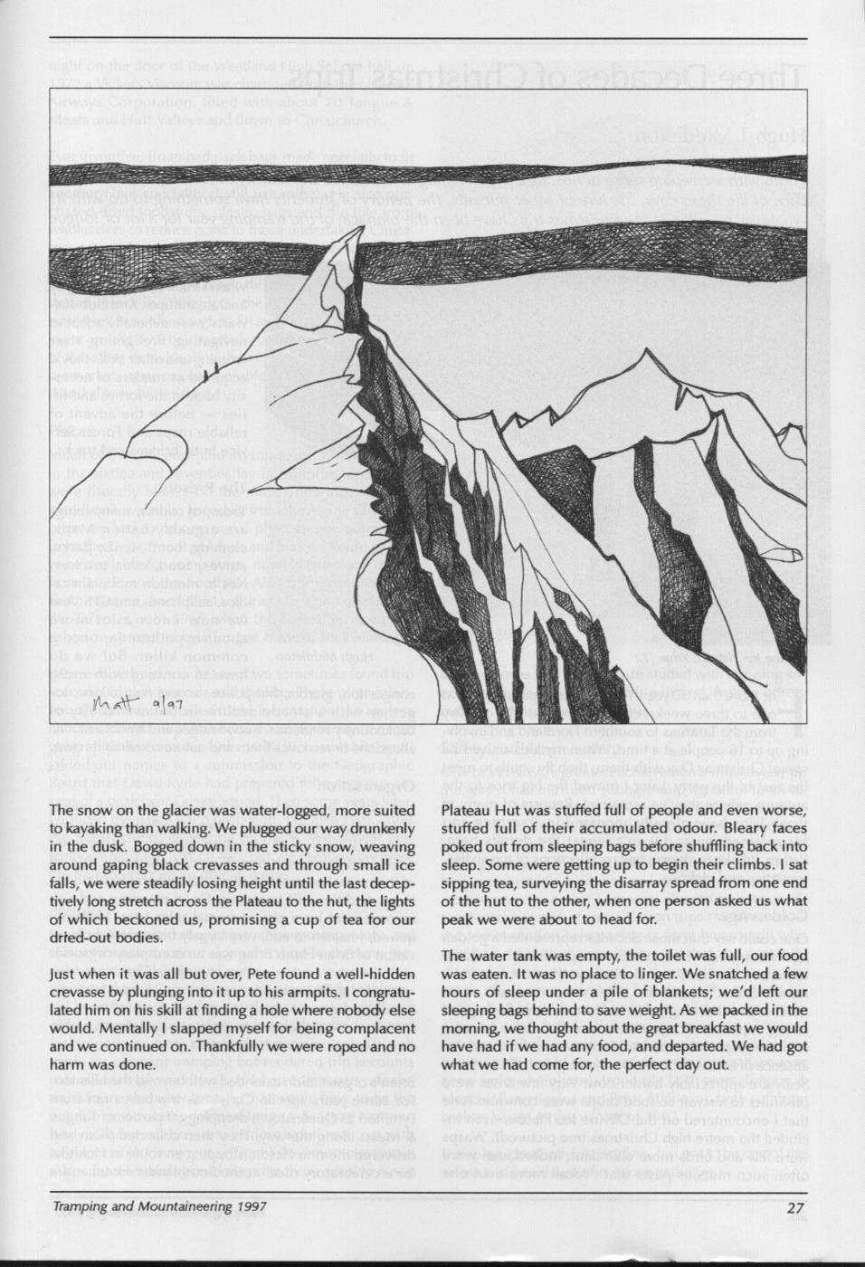 Scanned journal page 2 of 3: A Grand Traverse