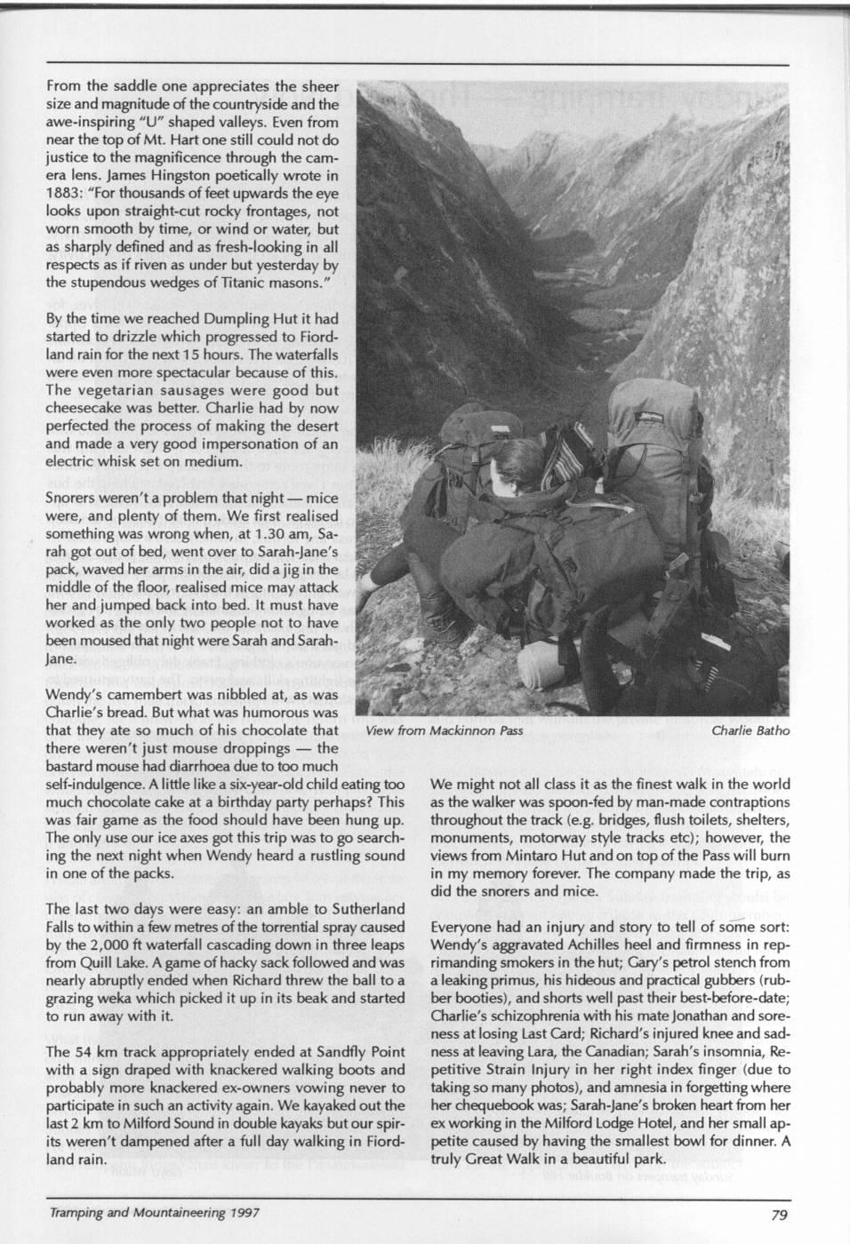 Scanned journal page 2 of 3: A Walk in the Park