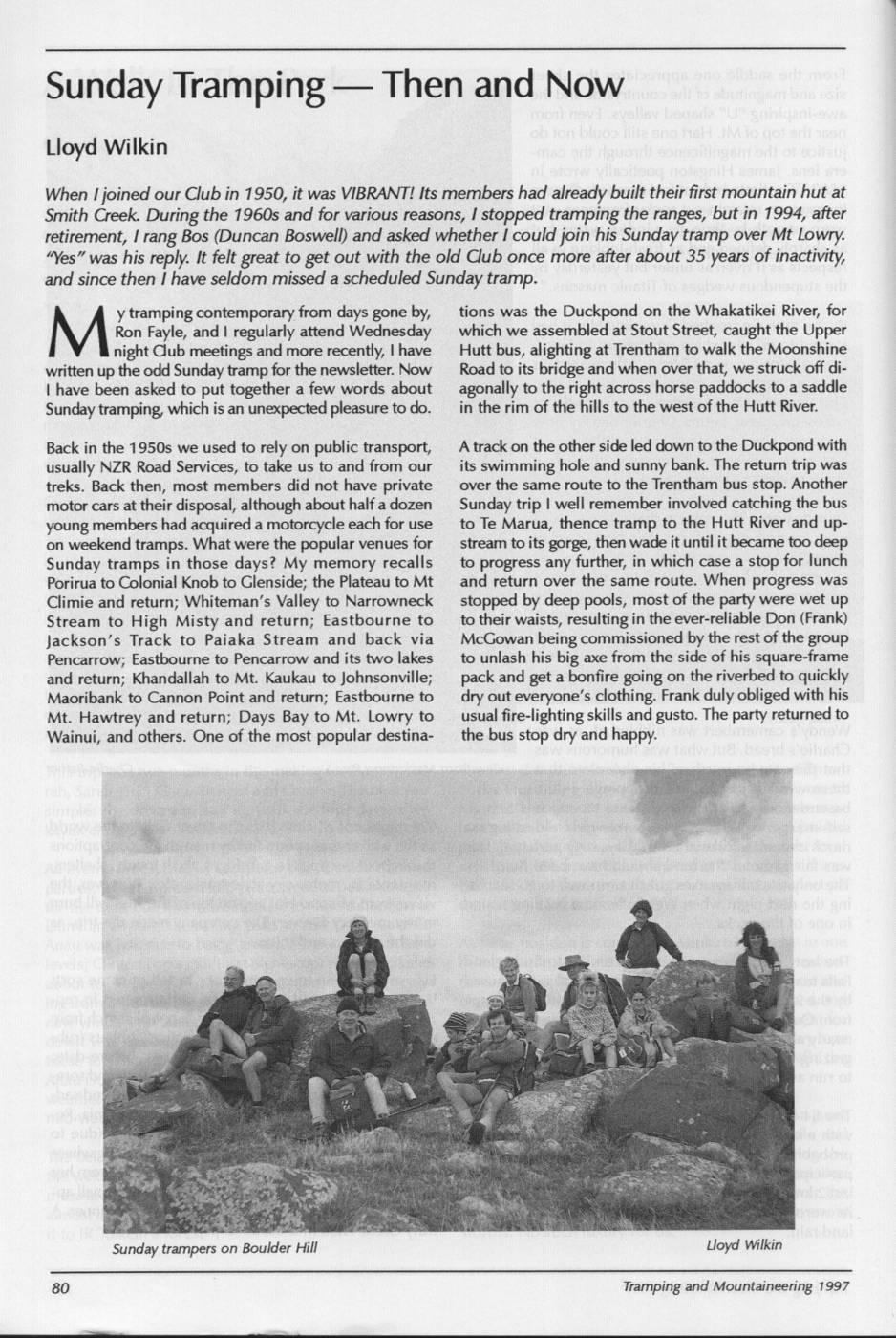 Scanned journal page 3 of 3: A Walk in the Park