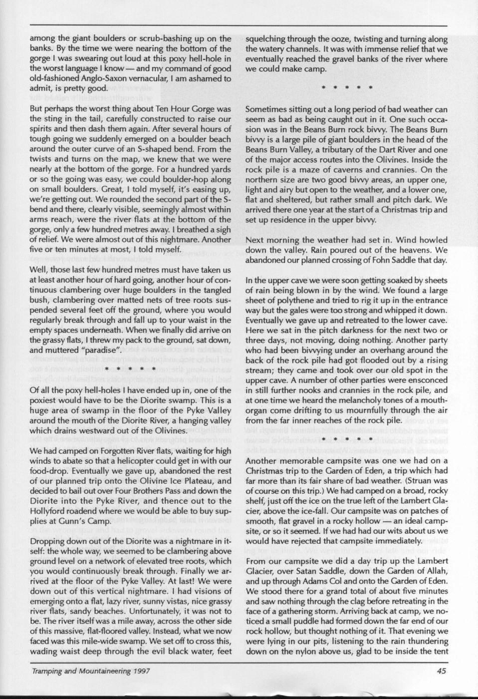 Scanned journal page 2 of 5: "Cold, Wet, Miserable..."