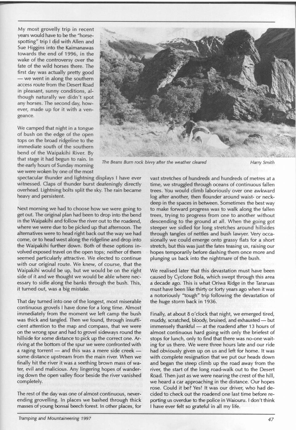 Scanned journal page 4 of 5: "Cold, Wet, Miserable..."