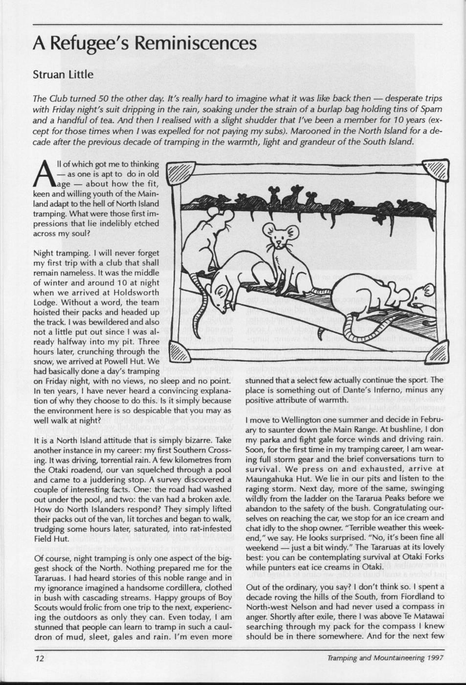 Scanned journal page 4 of 4: Easter in the Matiri Range