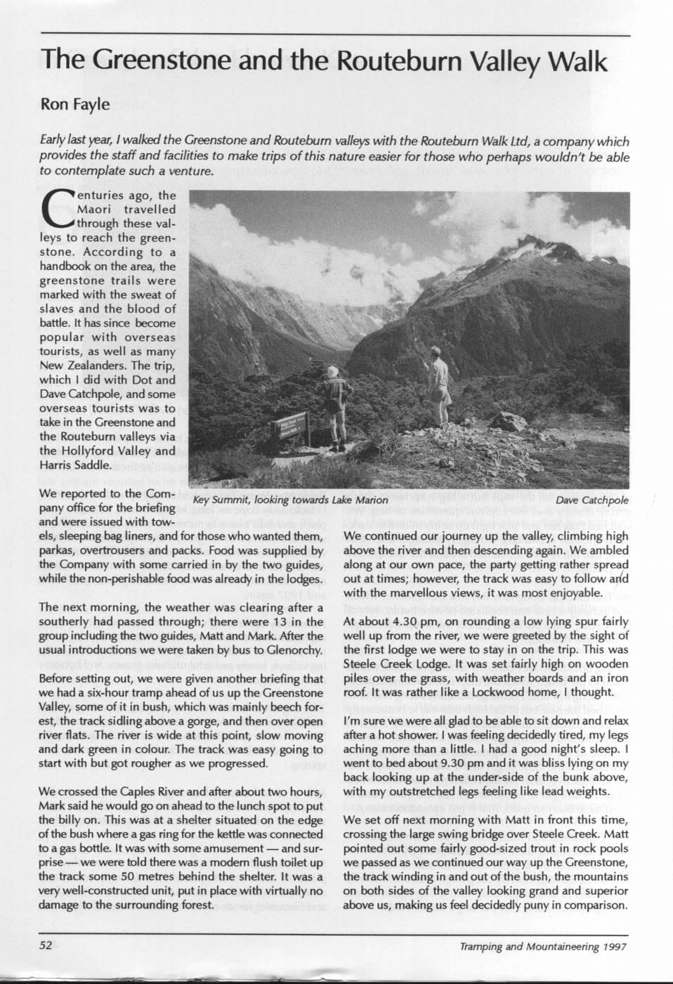 Scanned journal page 3 of 3: In Search of the Elusive Kiwi