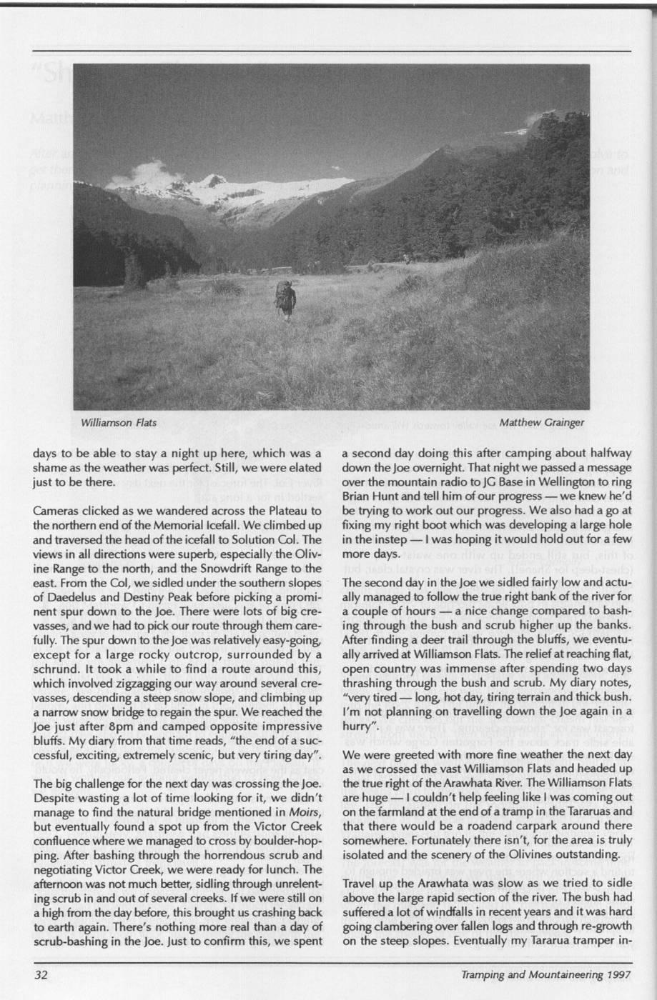 Scanned journal page 3 of 5: "Showers Clearing"