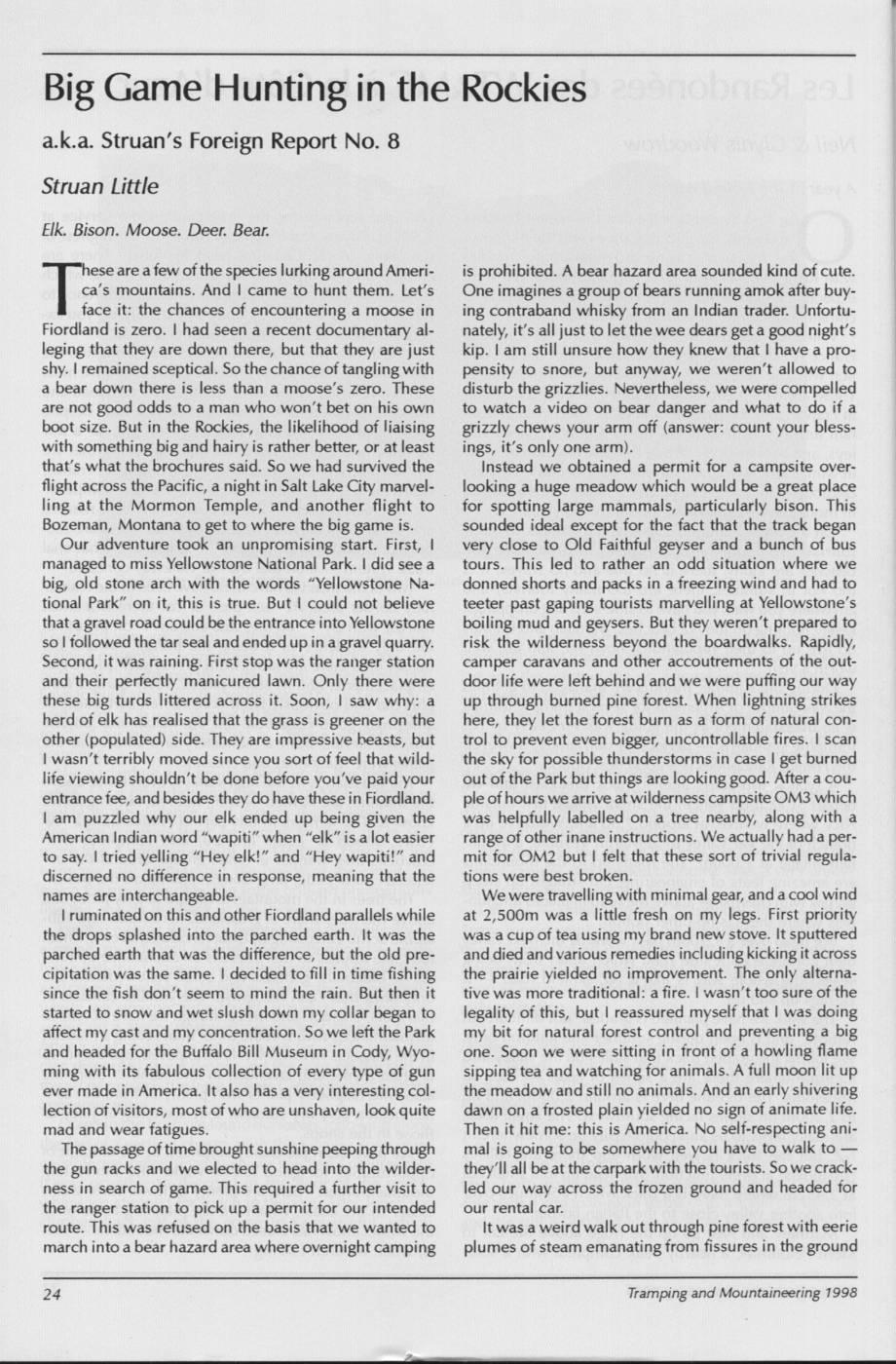 Scanned journal page 2 of 2: Les Randonnees des WT&MC a la Cote d'Azur
