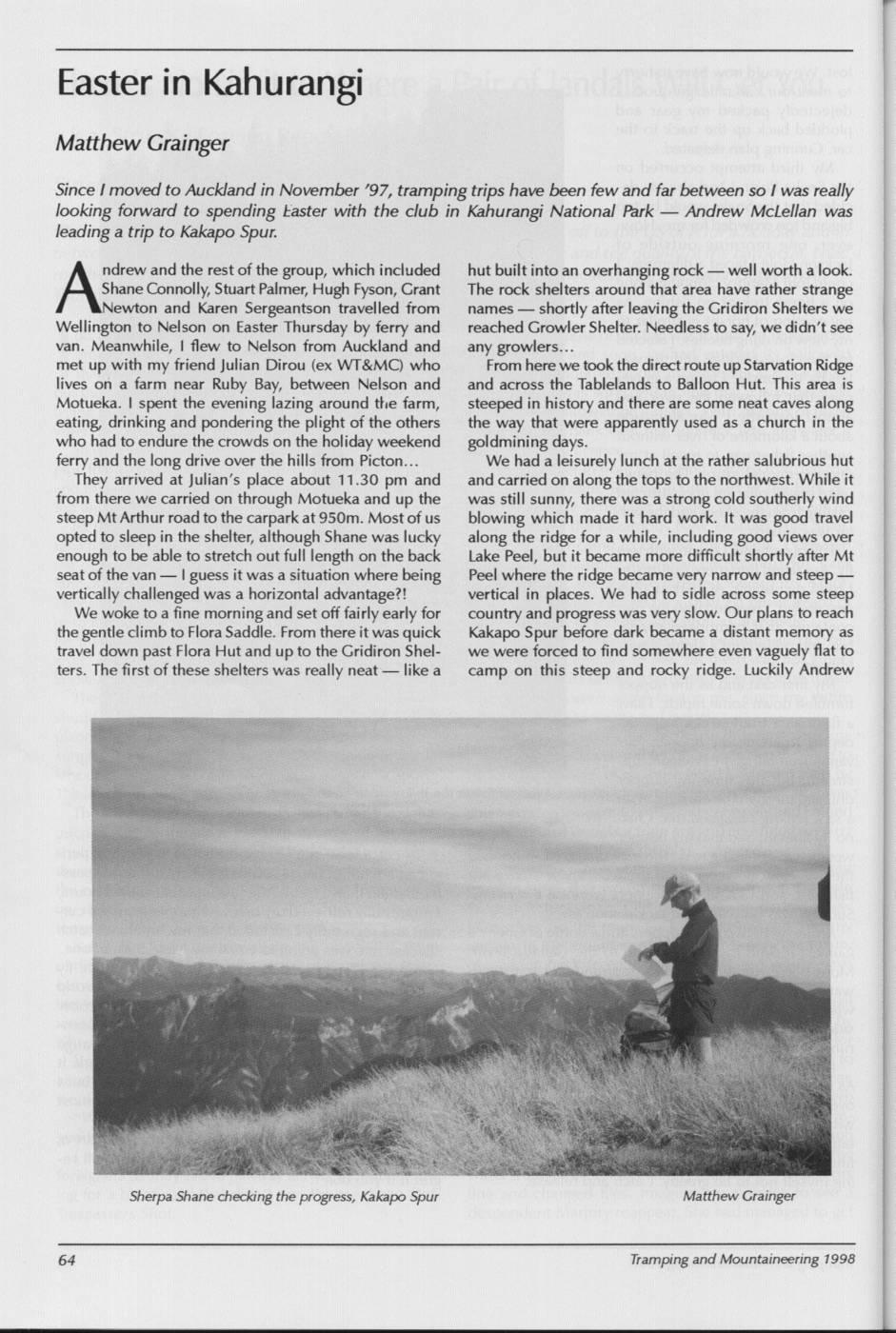 Scanned journal page 3 of 3: There's No Limit to Where a Pair of Jandals Will Get You (Struan's Foreign Report No. 9)