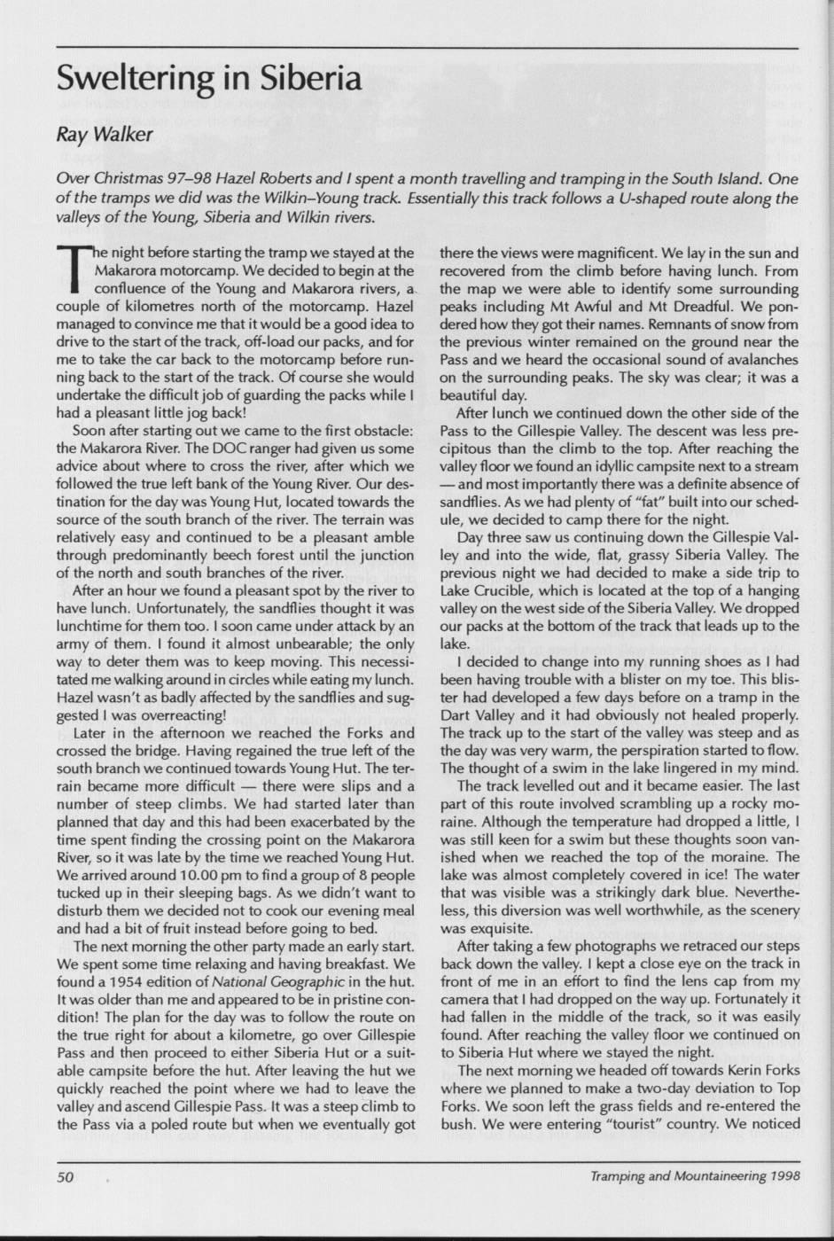 Scanned journal page 4 of 4: Trekking in Eastern Nepal