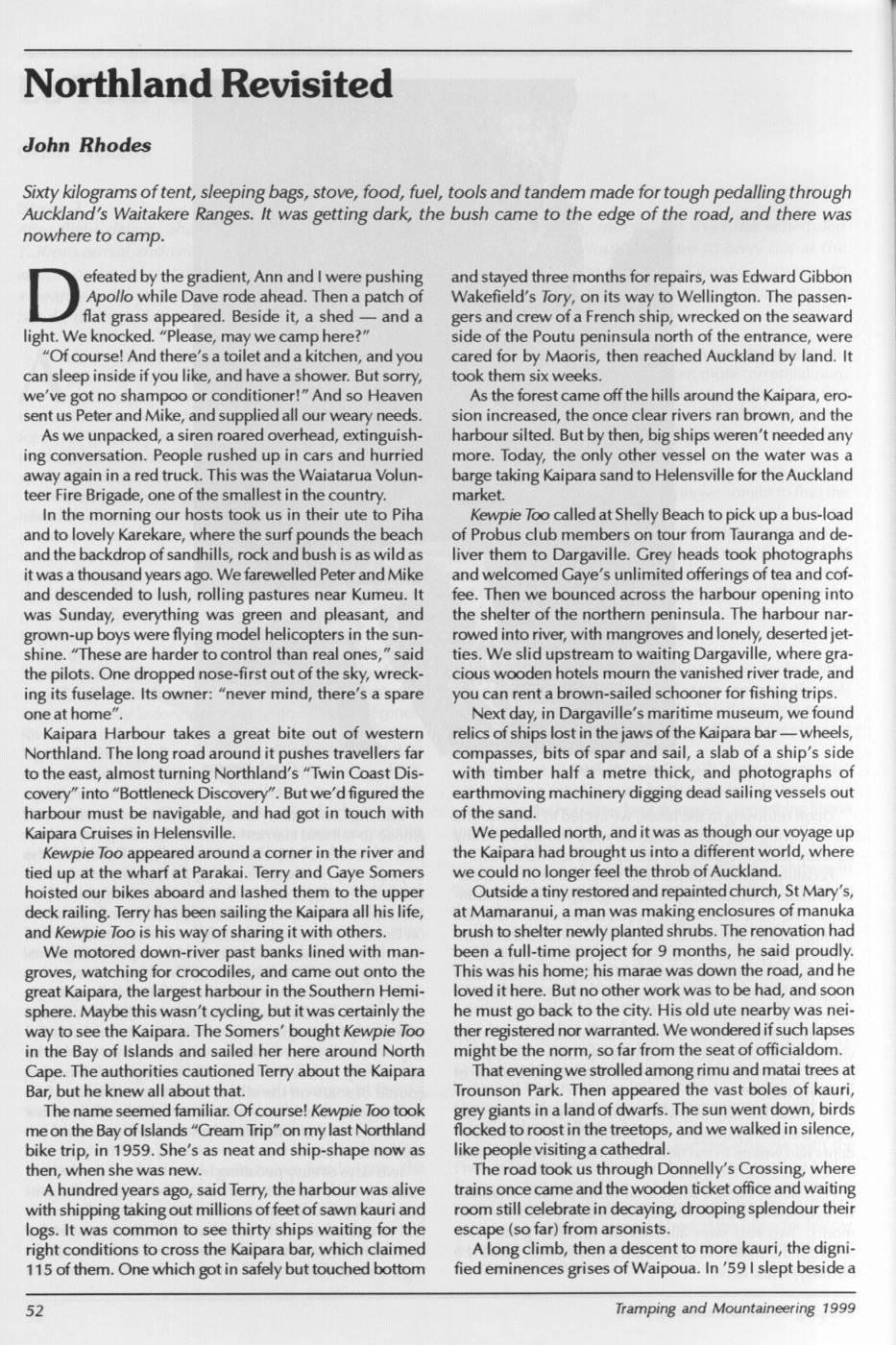 Scanned journal page 3 of 3: Le Tour de France